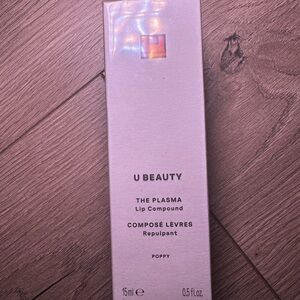U BEAUTY The Plasma Lip Compound, Color Poppy, Brand New